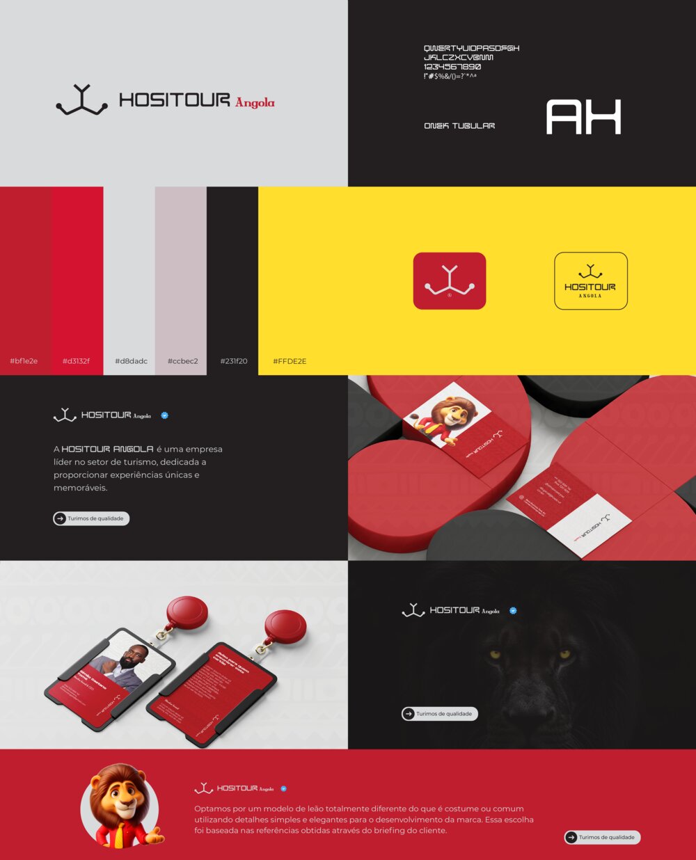 Identidade de marca para Hositour Angola