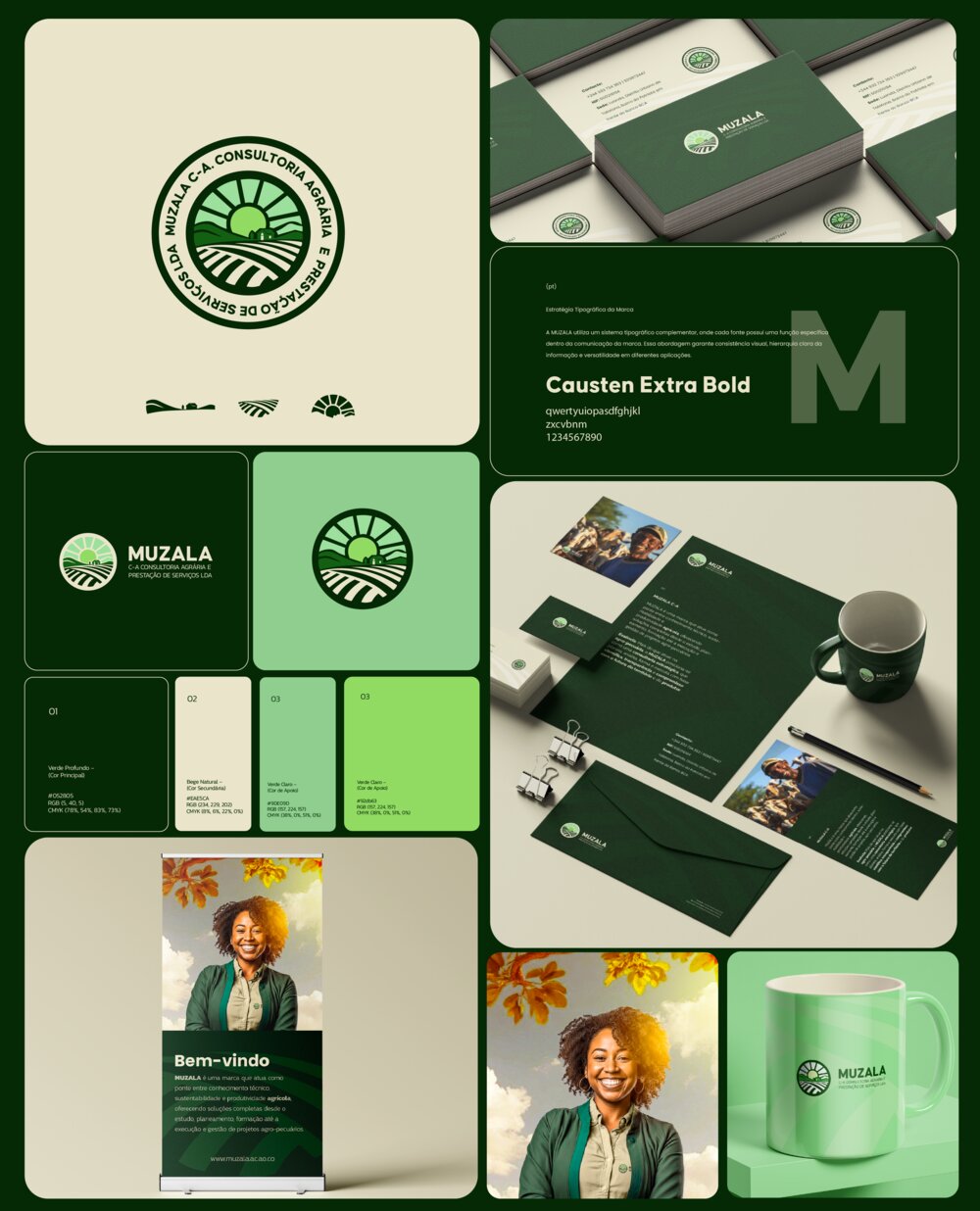 Identidade de marca para Muzala
