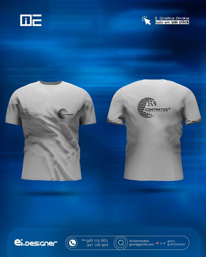 T-shirt personalizada para Contratos+