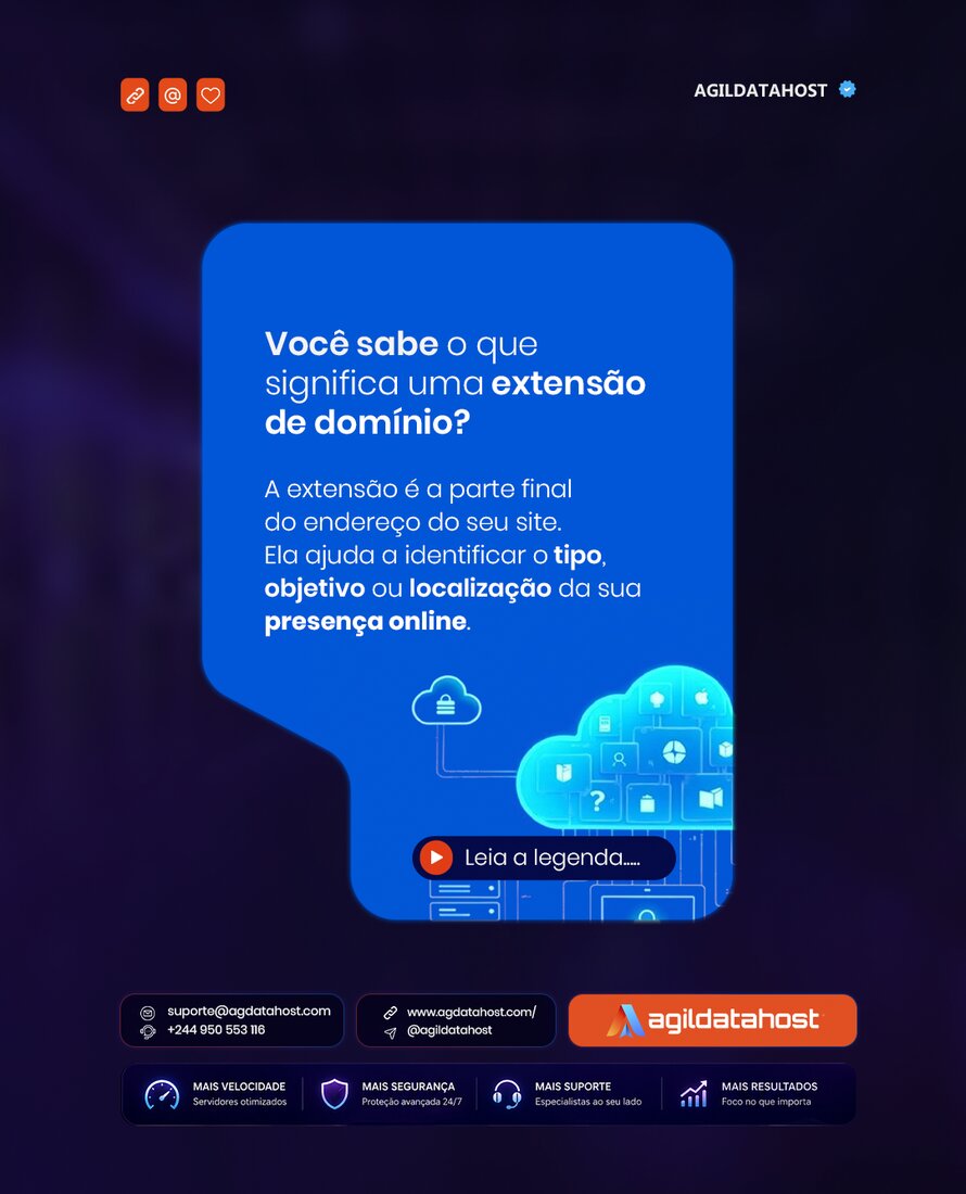 Publicação de redes sociais para AgildataHost