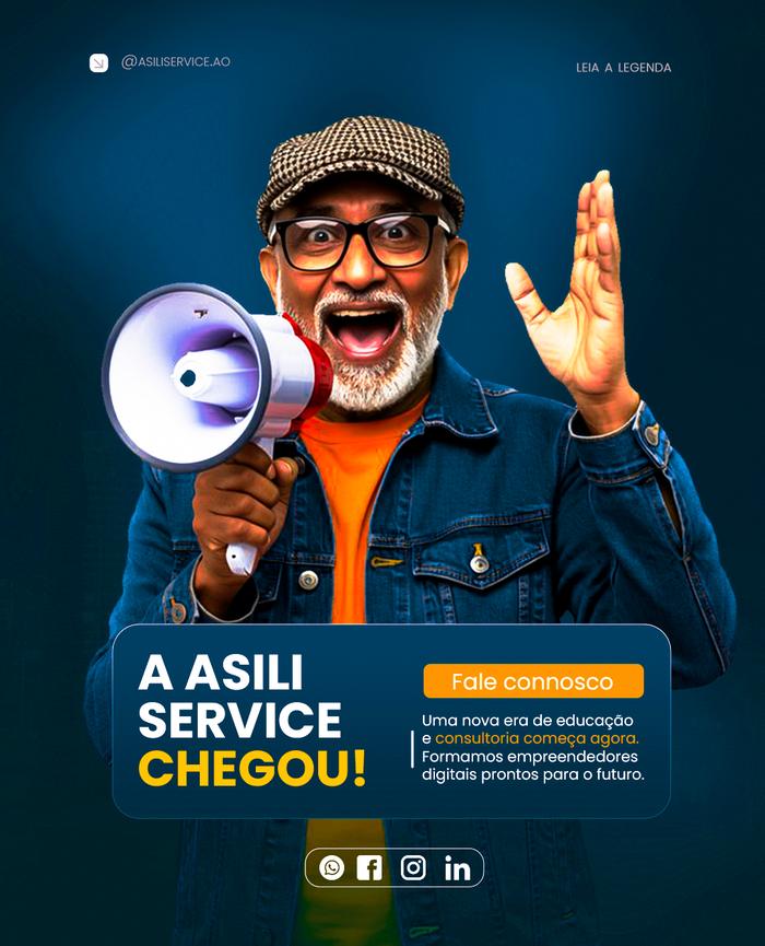 Publicação de redes sociais para Asiliservice