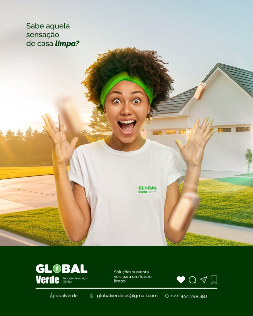 Publicação de redes sociais para Global Verde